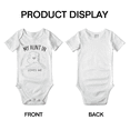 thumbnail image 3 of My Aunt In Alaska Loves Me Baby Short Sleeve Romper Bodysuits 6-12 Months, 3 of 5