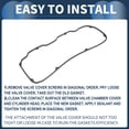 thumbnail image 7 of Unique Bargains Valve Cover Gasket No.1327040F00 for Nissan 240SX 1989-1990 Cylinder Head Valve Seal Gasket, 7 of 7