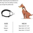thumbnail image 5 of Martingale Collars For Dogs,reflective Nylon Adjustable Stainless Steel Chain Collar For Small Medium Large Dogs S Orange, 5 of 5