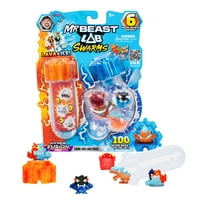 MrBeast Lab Swarms Hyper Fusion Lava   Ice Lab 6 Pack, Collect 100  Swarms, Ages 5 , Walmart Exclusive
