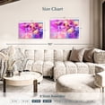 thumbnail image 4 of Elephant Stock Hot Pink Abstract Wall Art - Horizontal Canvas Wall Art - Living Room Wall Decor - Abstract Canvas - Purple And Blue Decor - 36" x 24", 4 of 8