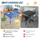 thumbnail image 5 of QinaQin Juego de mesa y sillas plegables para niños, ideal para comedor, guardería, salón de clases o actividades infantiles en casa, 5 of 9