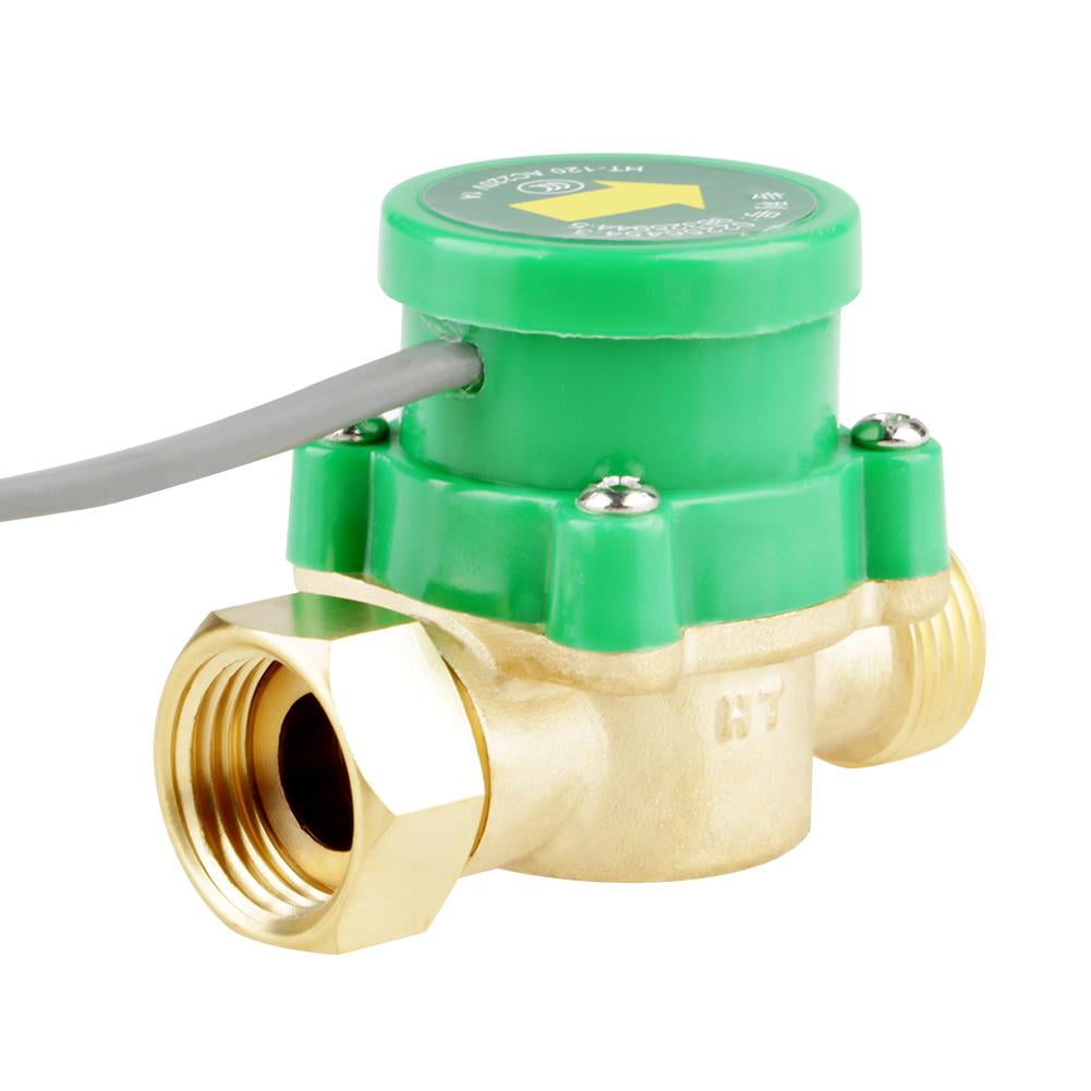 1 PCS HT-120 AC220V 0.5A G1//2-1//2 High Temperature Resistance Thread Water Pump Flows Sensor Switch for Household Tap Water Pressurization Pump Flows Switch