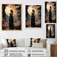 thumbnail image 4 of Designart "Timeless Princess Mythical Fantasy II" Fashion Framed Wall Art - Glam Black Fantasy Living Room Framed Canvas Art, 4 of 6