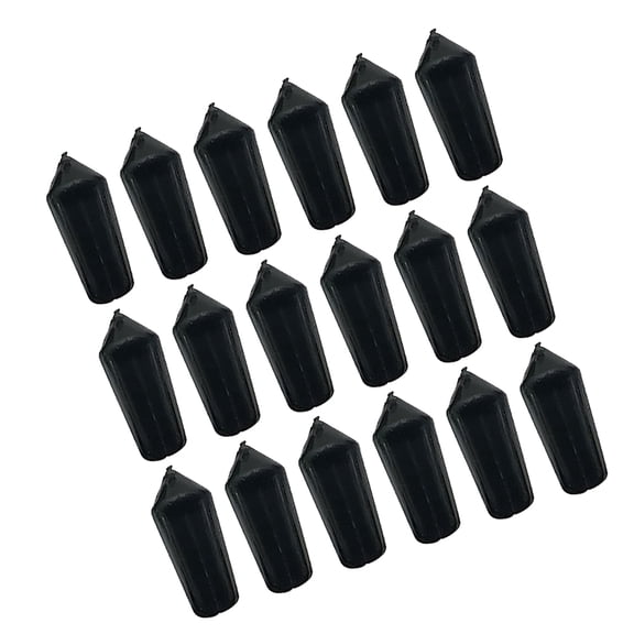 NIAIZEK 80 Pcs Black Dart Flight Protectors for Easy Installation and Home Use Accessories
