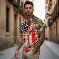 thumbnail image 3 of KUIFORTI Matching Couple Golf Shirts Camouflage Flag Deer His and Hers Golf Shirts Matching Moisture Wicking Breathable Fabric for Man 4-Way Stretch Suitable for Outdoor Sports, 3 of 6