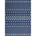 thumbnail image 2 of Nourison Grafix Moroccan Navy 5'3" x 7'3" Area Rug, (5x7), 2 of 8