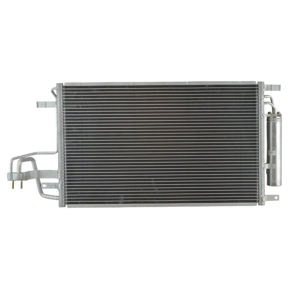 TRQ AC Condenser A/C Air Conditioning w/ Receiver Drier for Sportage Tucson New ACA84585 Fits select: 2005-2009 HYUNDAI TUCSON, 2007-2010 KIA SPORTAGE