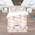 thumbnail image 3 of Designart 'Imprints of Flying Bird Feathers' Southwestern Duvet Cover Set, 3 of 4