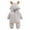Gray, variant on Odeerbi Infant Boys Girls Winter Warm Flannel Romper Jumpsuit Fleece Snowsuits Baby Clothes Infant Baby Solid Color Plush Cute Bear Ears Winter Thick Keep Warm Bodysuit Blue