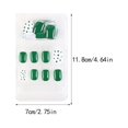 thumbnail image 4 of False Nail Wearable Perfect Matching Simple to Wear No Irritating Odor Fake Fingernail Breathable Press Type Adjustable Paster Type 4, 4 of 6