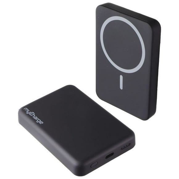 MyCharge 5000mAh Magnetic Powerbank (2 Pack) for Magsafe Phones - Black MP50KK (Like New)