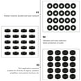 thumbnail image 3 of OULII 20Pcs Subwoofer Rubber Feet Speaker Pad Black Rubber for Instrument Stability, 3 of 8