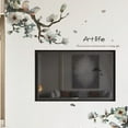 thumbnail image 3 of wondever Watercolor Flower Tree Branch Wall Stickers Blossom Blue Floral Birds Peel and Stick Wall Art Decals for Living Room Bedroom, 3 of 6