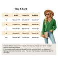 thumbnail image 6 of MOMOFEEL Long Sleeve Tunic Tops for Woman V Neck Sweatshirts Loose Fitting Tee Shirts Casual (M9009 Green), 6 of 6