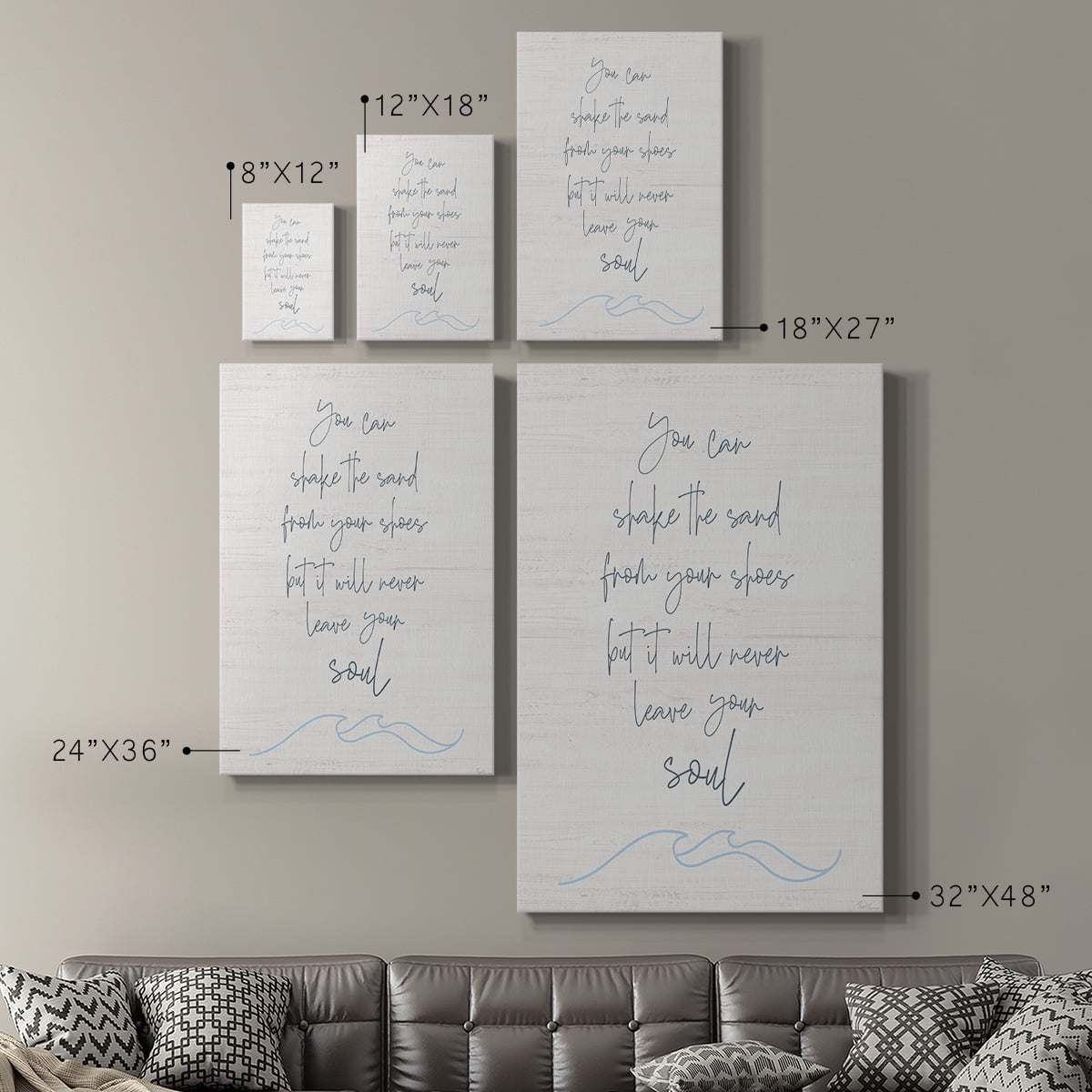 Shake the Sand Premium Gallery Wrapped Canvas - Ready to Hang