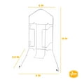 thumbnail image 7 of Wall Mounted Iron Organizer Holds Iron and Ironing Board, Mounts Against Wall or Door, 7 of 7