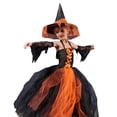 thumbnail image 4 of SAYOO , conjunto de disfraz de Cosplay para niñas, vestido de bruja de Halloween con sombrero, atuendo para accesorios de juego de rol SAYOO Moda, 4 of 8