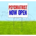 thumbnail image 1 of Psychiatrist Now Open (18" x 24") Yard Sign, Includes Metal Step Stake, 1 of 6