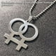 thumbnail image 4 of Collar de orgullo Sonducket de acero inoxidable bisutería para espectáculos y actuaciones LGBTQ, 4 of 6