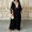Black, variant on Boho Fall&Winter Dresses for Women Green 3/4 Sleeve V-Neck Maxi Wrap Dresses Paisley Relaxed Fit Geometric Refined Dresses Green,S