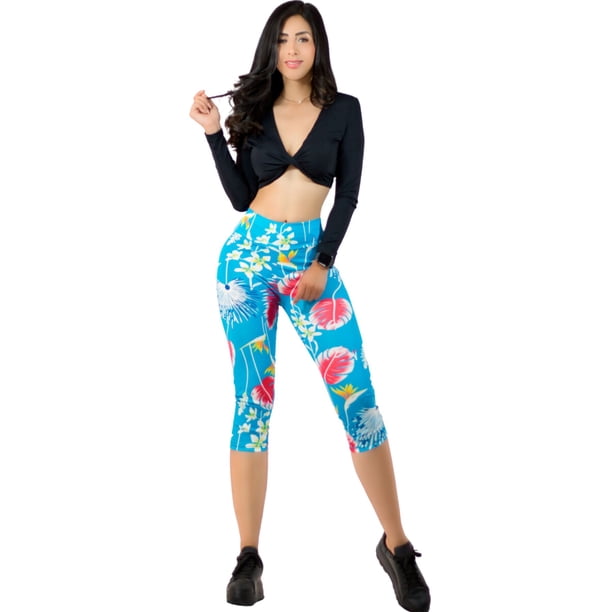 Legging Mujer Capris Bermuda Mallones Leggins Mayon Mallas UNITALLA