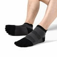 thumbnail image 3 of Men's & Women's Five-Toe Sports Socks – Running Socks with Arch Support, Breathable & Moisture-Wicking Ankle Socks, 3 of 8