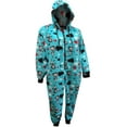 thumbnail image 2 of Betty Boop Womens Betty Boop Turquoise Plus Size Plush Onesie Hoodie Pajama (2XL/3XL), 2 of 2