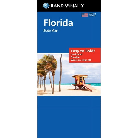 Rand McNally Easy to Fold: Florida State Laminated Map, (Paperback)