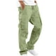 thumbnail image 1 of Puntoco Pantalones cargo para hombre, de estilo informal, lisos, con múltiples bolsillos, para exteriores, de tipo recto, para hacer ejercicio, 1 of 4