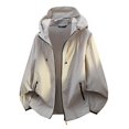 thumbnail image 7 of Hooded Sun Jacket Men Women Summer Fall Lightweight Long Sleeve Loose Casual Zip Up Sun Hoodie with Pockets Fishing Outerwear, 7 of 7
