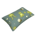 thumbnail image 3 of Bingfone Cute Yoga Frogs Standard Size Pillowcase, Long Staple Pure Cotton Envelope Closure Pillow Cover,20"X30", 3 of 9
