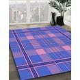 thumbnail image 2 of Ahgly Company Indoor Rectangle Patterned Medium Slate Blue Area Rugs, 6' x 9', 2 of 6