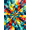 Blue, Pattern 15, variant on ODIKA 4' x 6' Machine Washable Non-Slip Area Rug, geometric geometric High Traffic Rug, Blue, 1180115