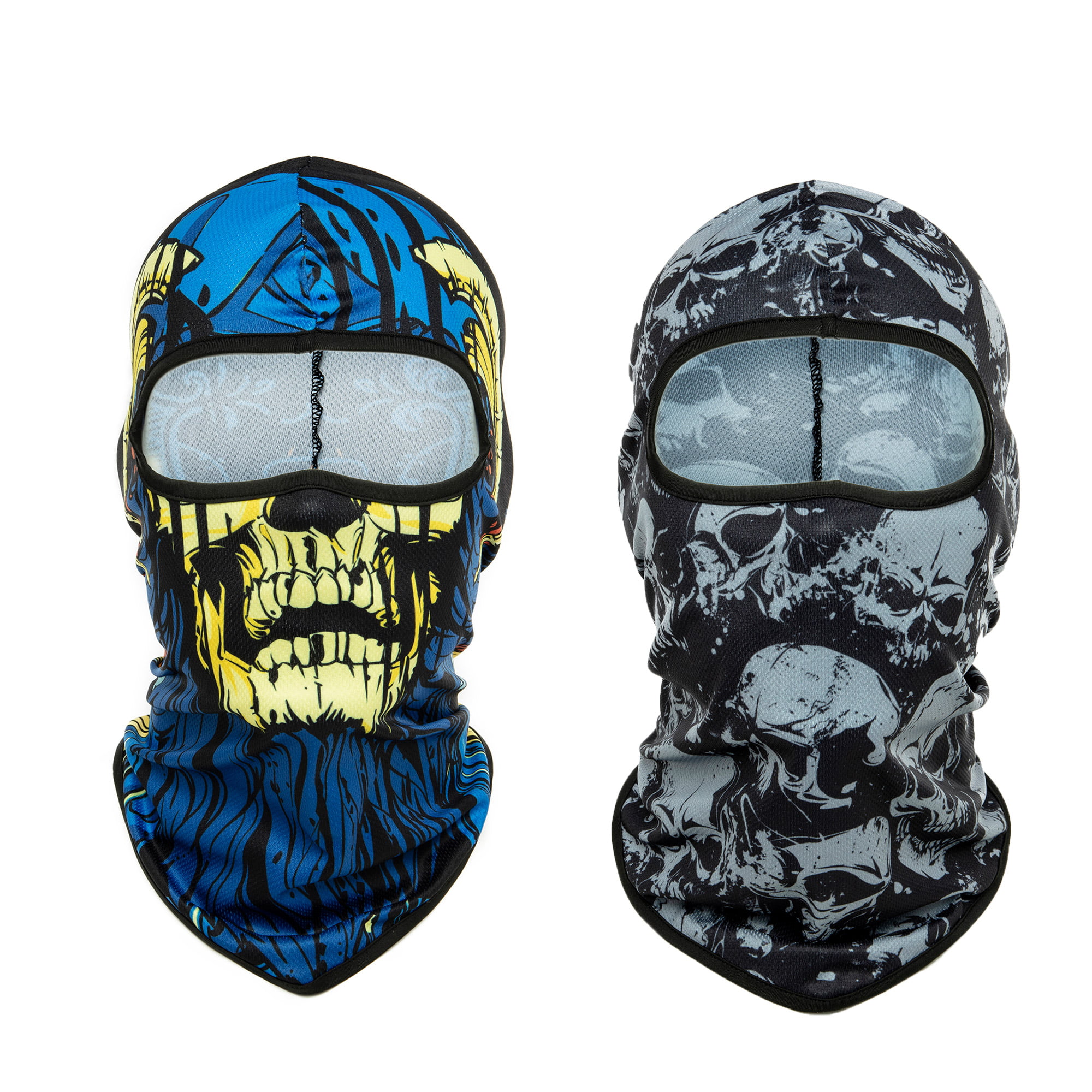 DODOING - Unisex Face Mask Breathable Face 3D Print Ski Balaclava ...
