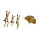 thumbnail image 5 of Escultura de figura,Estatua sentada Figura Escultura Adorno,Esculturas de pared de hojas,Esculturas de pared de hierro forjado con hojas de ginkgo,Escultura de pared con hojas de ginkgo para, 5 of 8
