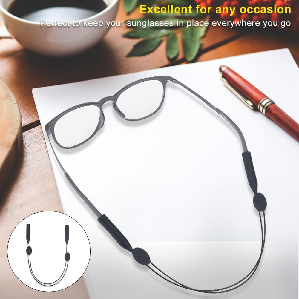 8 Pack Adjustable Silicone Glasses Straps - Anti-Slip Eyewear Retainer For Sports - View #6