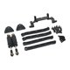 thumbnail image 1 of Amortiguador de metal RC, accesorios de bricolaje, modelo de repuesto, kits de actualizaciones de juguetes, piezas de repuesto para negro, 1 of 9