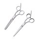thumbnail image 1 of Kit de corte de pelo profesional, tijeras, 6 tijeras de pelo con peine para cualquier persona y mascota, paquete de 2+2, 1 of 5