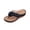 Black, variant on GERsome Women's Flip-Flops Low Wedge Open Toe Thong Sandals Comfort Slip-On Slides Summer Beach Walking Shoes, Black Size 5.5