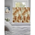 thumbnail image 3 of Brown Ombre 2 Panel Kitchen Curtains for Windows, Gradient Abstract Art Vintage Bathroom Privacy Curtain, Home Décor Window Treatment for Bedroom/Living Room 55"x45", 3 of 6