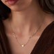 thumbnail image 3 of Mothers Day Personalized Birthstone Name Necklace for Women, 18K Gold Plated Handmade Custom Necklace with Kids Name, Dainty Choker Nameplate Jewelry, 3 of 5