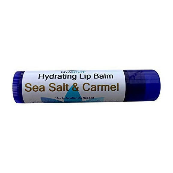Best Formula Fun Flavored Lip Balm by Diva Stuff, Lots to Choose from and Super Soft Lips (Sea Salt and Caramel)