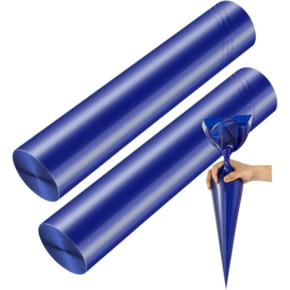 Ponpon 100Pcs Disposable Piping Bags, 21" Thick Icing Bags, Large Tear-Proof Pastry Bag for Dessert & Cake DIY Decoration