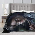 thumbnail image 4 of Steve Harrington Fleece Blanket Throw Blanket for Couch - Cozy Luxury Bed Blanket Microfiber and Throws for Sofa, 4 of 6