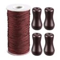 thumbnail image 1 of Blinds Cord String Window Wood Tassels/ knobs, Brown Braided Lift Shade Cord 55, 1 of 8