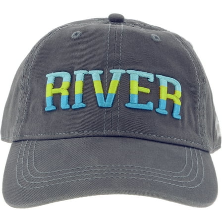 Pavilion Gift Company - River - Dark Gray Adjustable Hat