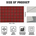 thumbnail image 4 of Red and Black Buffalo Plaid Christmas Placemats Set of 4 Christmas Checkered Tartan Placemats 12”x18” Seasonal Winter Xmas Place Mats Washable Table Mats for Dining Parties Holiday New Year Decor, 4 of 8