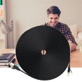 thumbnail image 3 of Guardoinrt Cat7 Type Network Cable Home Office Hotel Flat Internet Cable Ethernet Cord Flat Type, Black, 3 Meter, 3 of 9