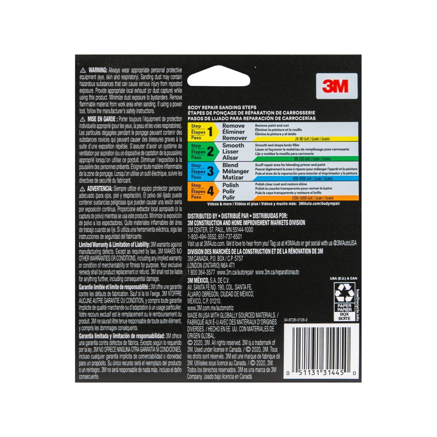 (2 pack) 3M Sanding Discs with Stikit Attachment, 6 inches, 400Grit, Aluminum Oxide, 10PK